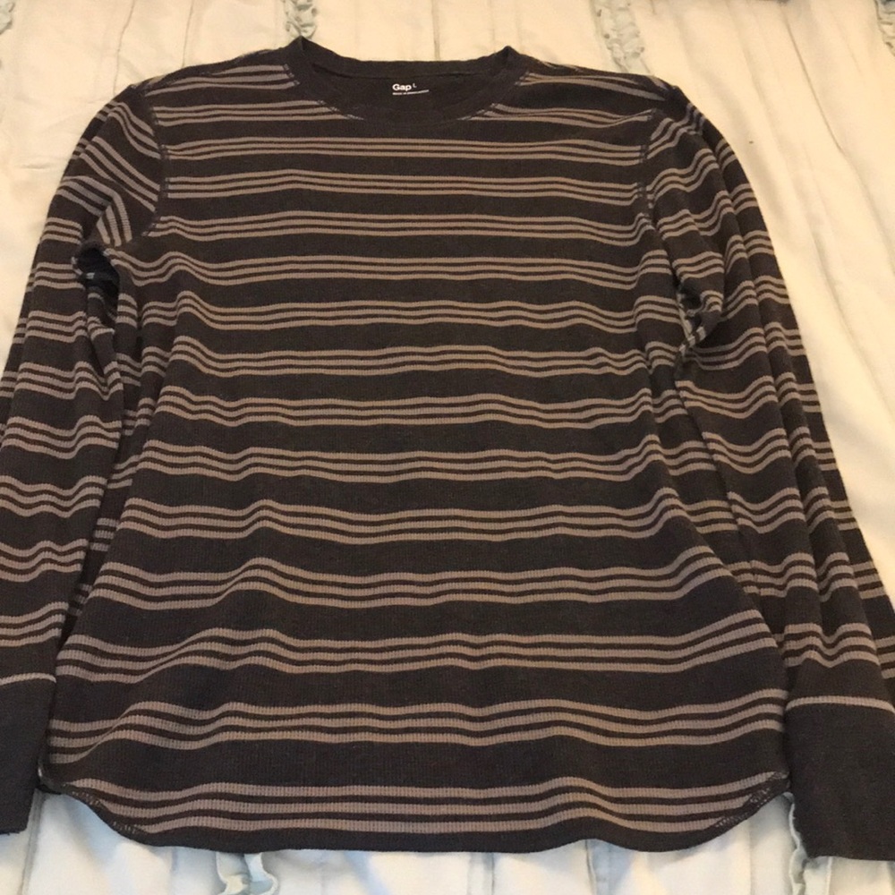 Striped long sleeve shirt